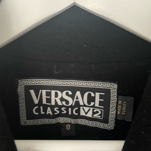 Authentic Versace Classic V2 Full-length black wool coat - Picture 3 of 5